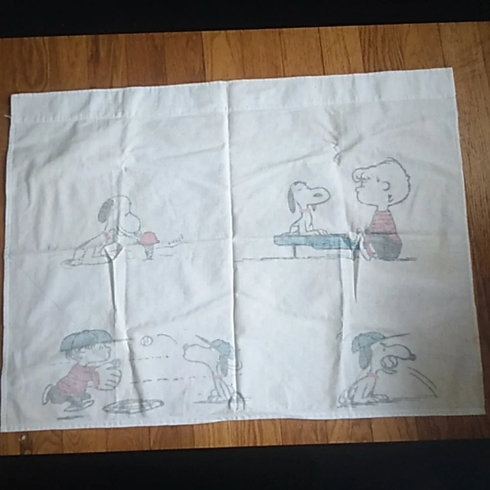 🥜 Peanuts Gang VALANCE CURTAIN  Snoopy Linus Schroeder 27